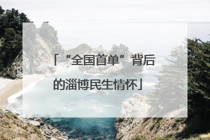 “全国首单”背后的淄博民生情怀