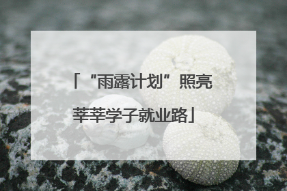 “雨露计划”照亮莘莘学子就业路