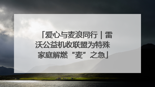 爱心与麦浪同行｜雷沃公益机收联盟为特殊家庭解燃“麦”之急