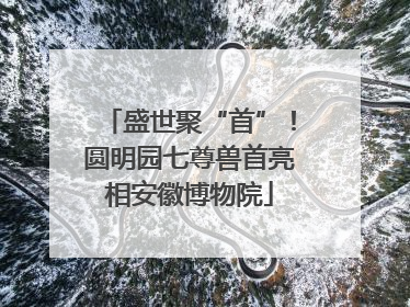 盛世聚“首”！圆明园七尊兽首亮相安徽博物院