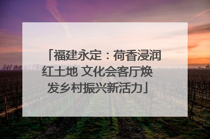 福建永定：荷香浸润红土地 文化会客厅焕发乡村振兴新活力