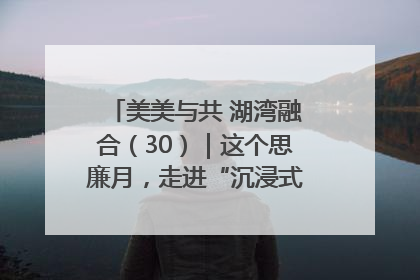美美与共 湖湾融合（30）｜这个思廉月，走进“沉浸式”清风课堂