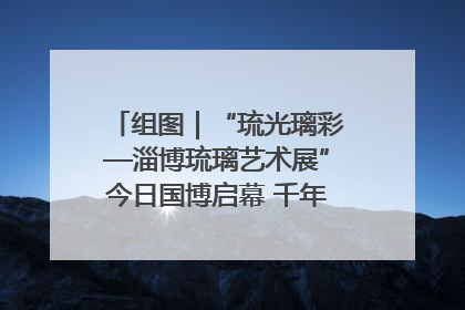组图｜“琉光璃彩—淄博琉璃艺术展”今日国博启幕 千年窑火绽放京城