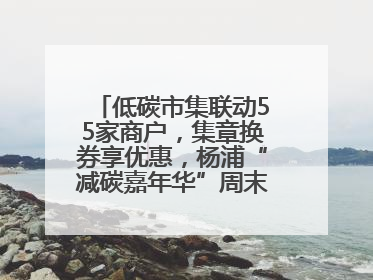 低碳市集联动55家商户，集章换券享优惠，杨浦“减碳嘉年华”周末亮相大学路