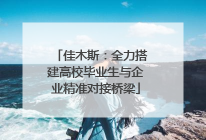 佳木斯：全力搭建高校毕业生与企业精准对接桥梁