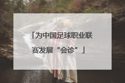 为中国足球职业联赛发展“会诊”