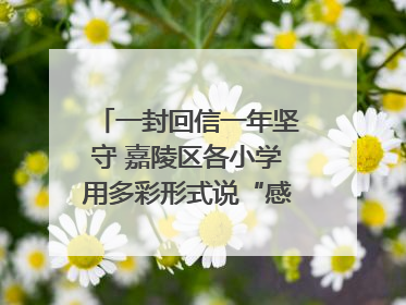 一封回信一年坚守 嘉陵区各小学用多彩形式说“感恩”｜风起之江 扶摇直上