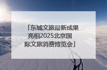 东城文旅最新成果亮相2025北京国际文旅消费博览会