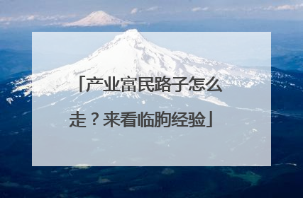 产业富民路子怎么走？来看临朐经验
