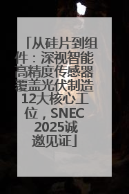 从硅片到组件：深视智能高精度传感器覆盖光伏制造12大核心工位，SNEC 2025诚邀见证