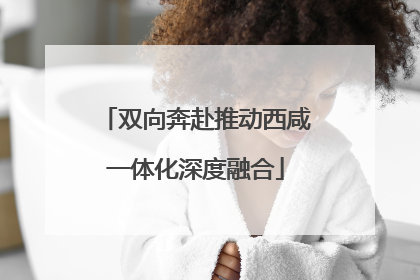 双向奔赴推动西咸一体化深度融合