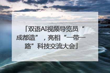 双语AI视频导览员“成都造”，亮相“一带一路”科技交流大会