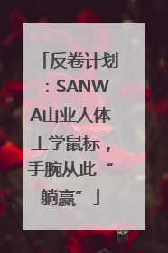 反卷计划:SANWA山业人体工学鼠标,手腕从此“躺赢”