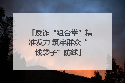 反诈“组合拳”精准发力 筑牢群众“钱袋子”防线