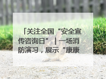 关注全国“安全宣传咨询日”｜一场消防演习，展示“康康”应急实力