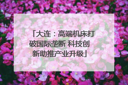 大连：高端机床打破国际垄断 科技创新助推产业升级