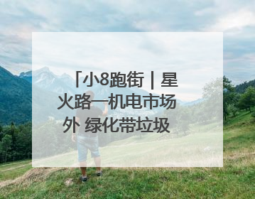 小8跑街｜星火路一机电市场外 绿化带垃圾长期未清