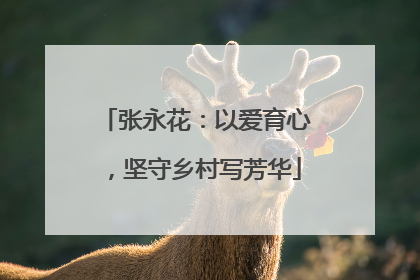 张永花：以爱育心，坚守乡村写芳华