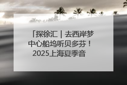 探徐汇｜去西岸梦中心船坞听贝多芬！2025上海夏季音乐节公布节目阵容