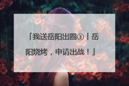 我送岳阳出圈③丨岳阳烧烤，申请出战！