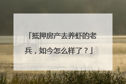 抵押房产去养虾的老兵，如今怎么样了？