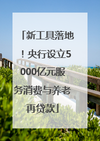 新工具落地！央行设立5000亿元服务消费与养老再贷款