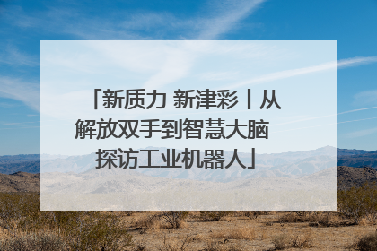 新质力 新津彩丨从解放双手到智慧大脑 探访工业机器人