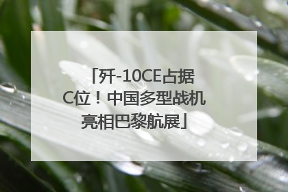 歼-10CE占据C位！中国多型战机亮相巴黎航展