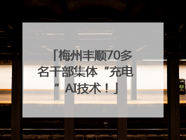 梅州丰顺70多名干部集体“充电”AI技术！