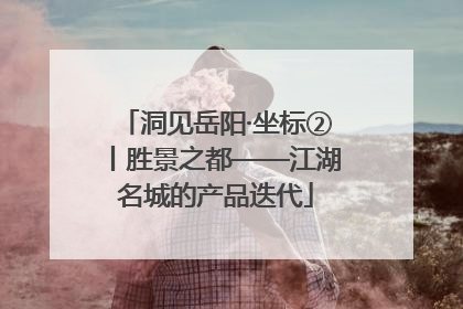 洞见岳阳·坐标②丨胜景之都——江湖名城的产品迭代