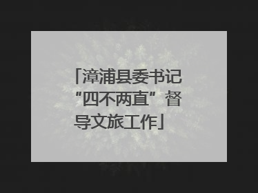 漳浦县委书记“四不两直”督导文旅工作