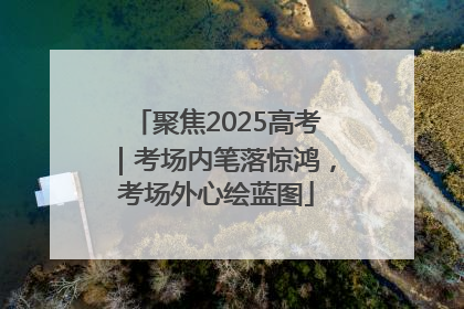 聚焦2025高考｜考场内笔落惊鸿，考场外心绘蓝图