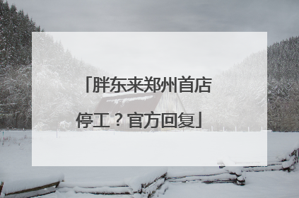 胖东来郑州首店停工？官方回复