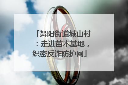 舞阳街道城山村：走进苗木基地，织密反诈防护网