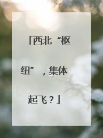 西北“枢纽”,集体起飞?