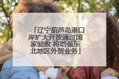 辽宁葫芦岛港口岸扩大开放通过国家验收 将增强东北地区外贸业务