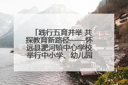 践行五育并举 共探教育新路径——怀远县淝河镇中心学校举行中小学、幼儿园班主任论坛活动