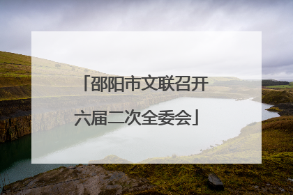 邵阳市文联召开六届二次全委会