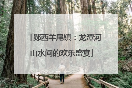 郧西羊尾镇：龙潭河山水间的欢乐盛宴