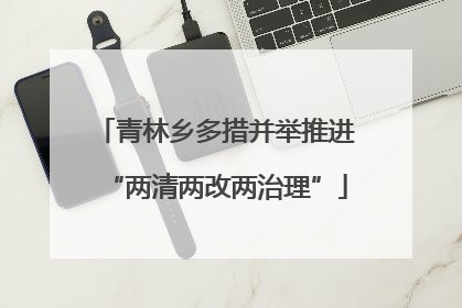 青林乡多措并举推进“两清两改两治理”