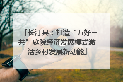 长汀县：打造“五好三共”庭院经济发展模式激活乡村发展新动能