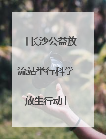 长沙公益放流站举行科学放生行动
