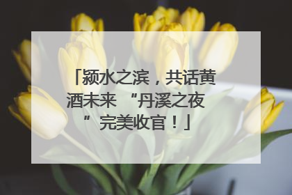 颍水之滨，共话黄酒未来 “丹溪之夜”完美收官！