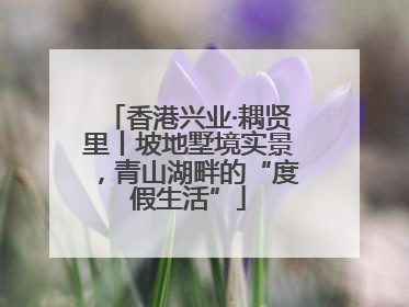 香港兴业·耦贤里丨坡地墅境实景，青山湖畔的“度假生活”