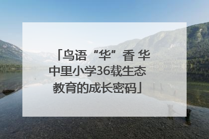 鸟语“华”香 华中里小学36载生态教育的成长密码