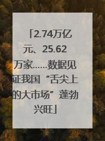 2.74万亿元、25.62万家……数据见证我国“舌尖上的大市场”蓬勃兴旺