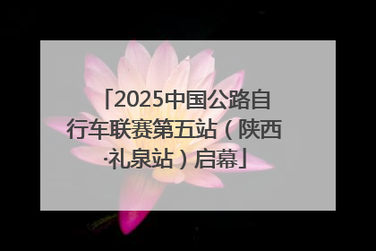 2025中国公路自行车联赛第五站（陕西·礼泉站）启幕