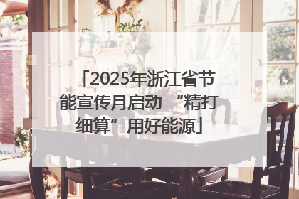 2025年浙江省节能宣传月启动 “精打细算”用好能源