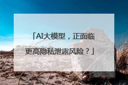 AI大模型，正面临更高隐私泄露风险？